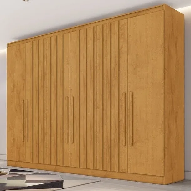 Guarda-Roupa 6 Portas Oxford 2,10 m Peroba – MÓVEIS EUROPA