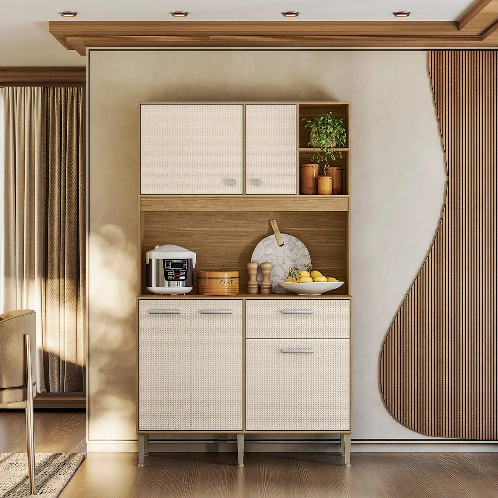 Kit Cozinha Liv 1,20 m Freijó/Soft – KIT’S PARANÁ