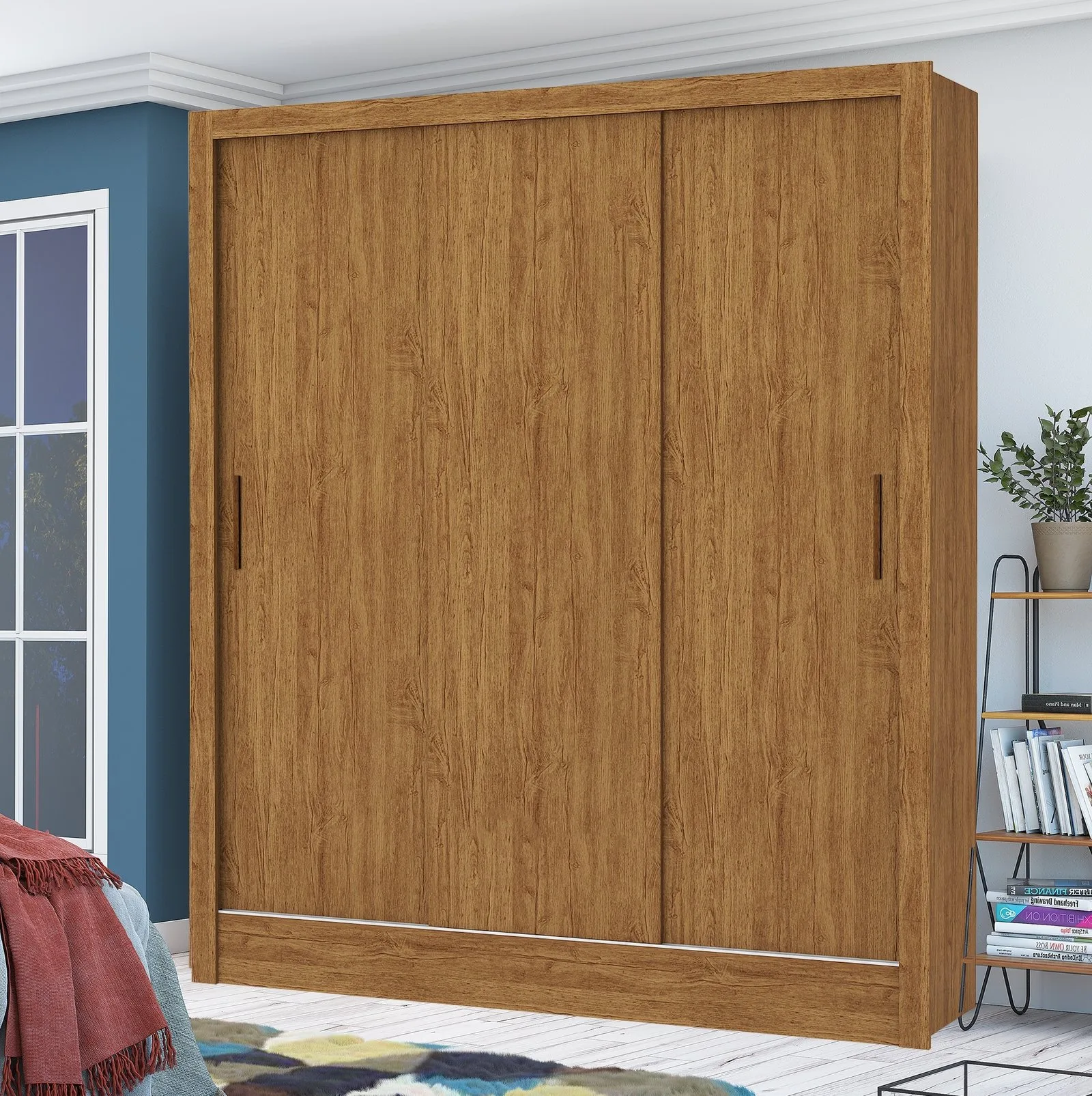 Guarda-Roupa 3 Portas Dubai/Santiago (Sem espelho) Cinamomo – CARIOCA MÓVEIS