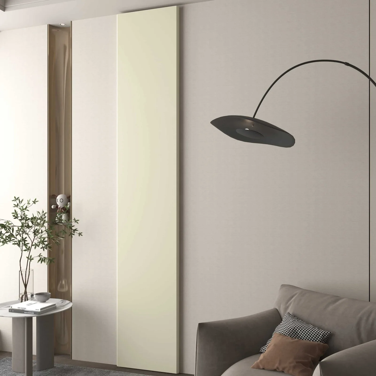 Placa Painel (Extensão) Realce 44,5 cm Off White – GELIUS
