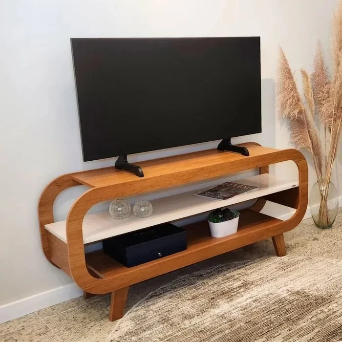 Rack até 60″ Théo Cinamomo/Off White – ARTELY