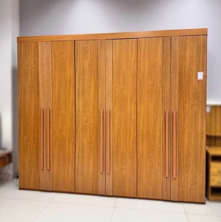 Guarda-Roupa 6 Portas Lucca Premium 2,73 m Naturale – RUFATO