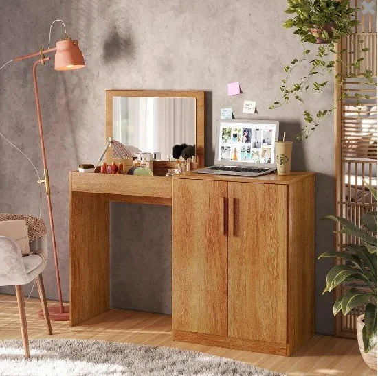 Penteadeira Multiuso Dimitri Amadeirado – TIGUS MÓVEIS