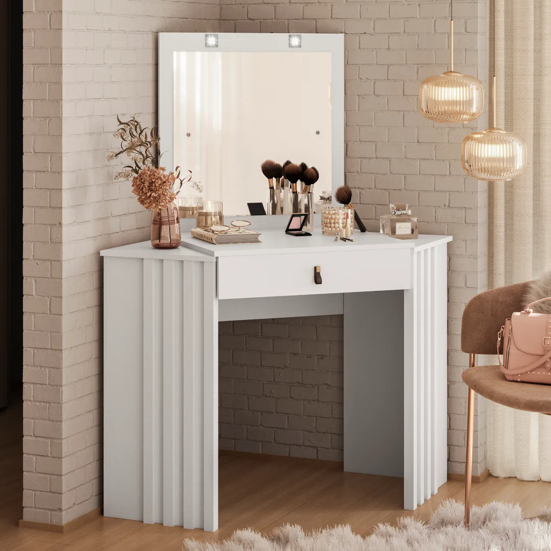 Camarim Canto Glitter Branco Fosco – MÓVEIS ALBATROZ
