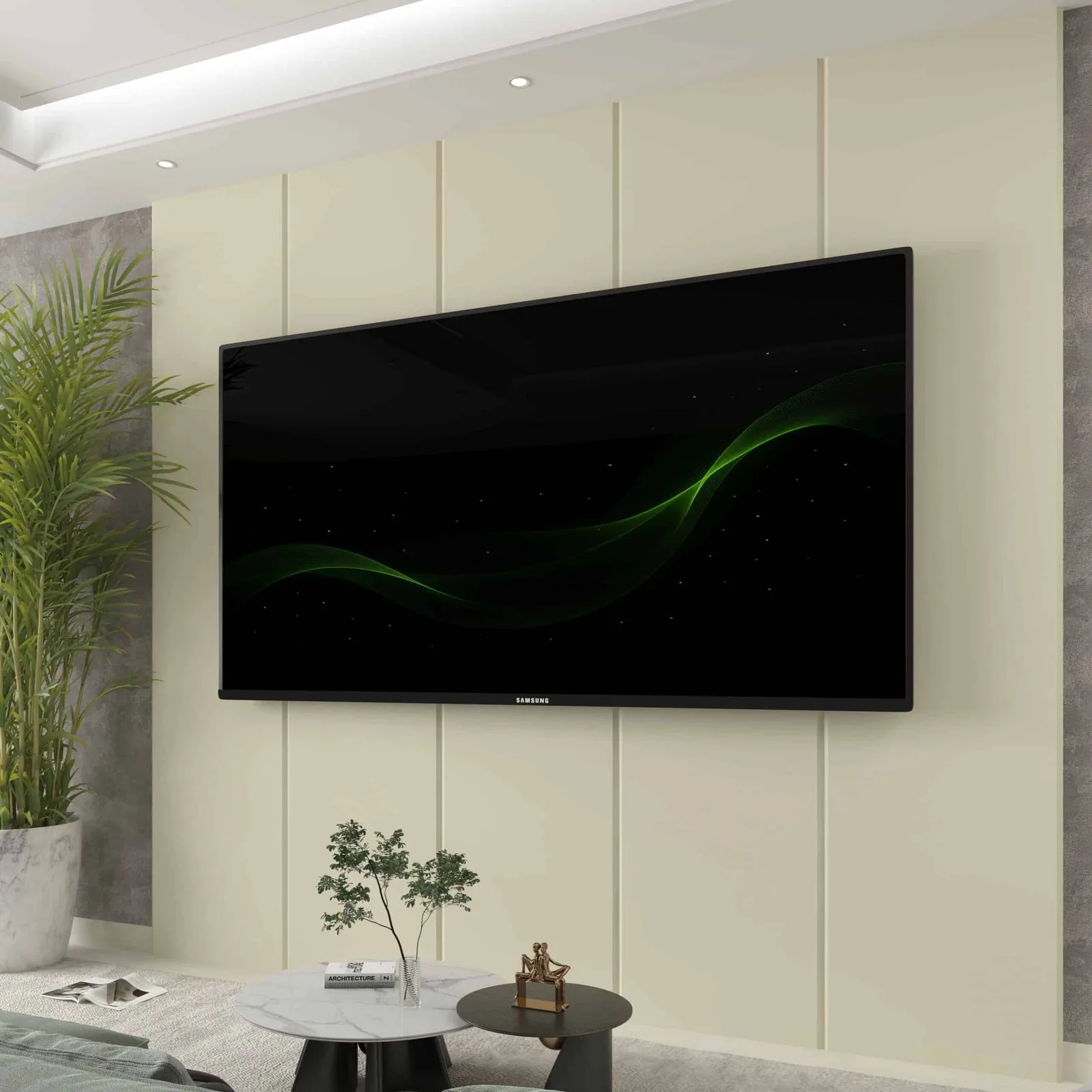 Painel até 85″ Realce 2,225 m Off White – GELIUS