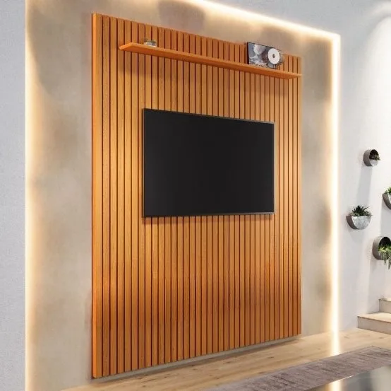Painel até 75″ Arbo 1.9 Cedro – EDN MÓVEIS