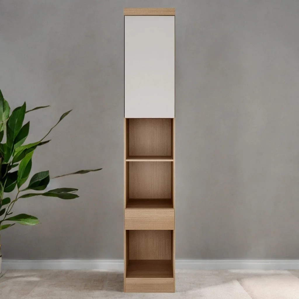 Módulo Criado Rizon Cumaru/Fendi – NOVO HORIZONTE