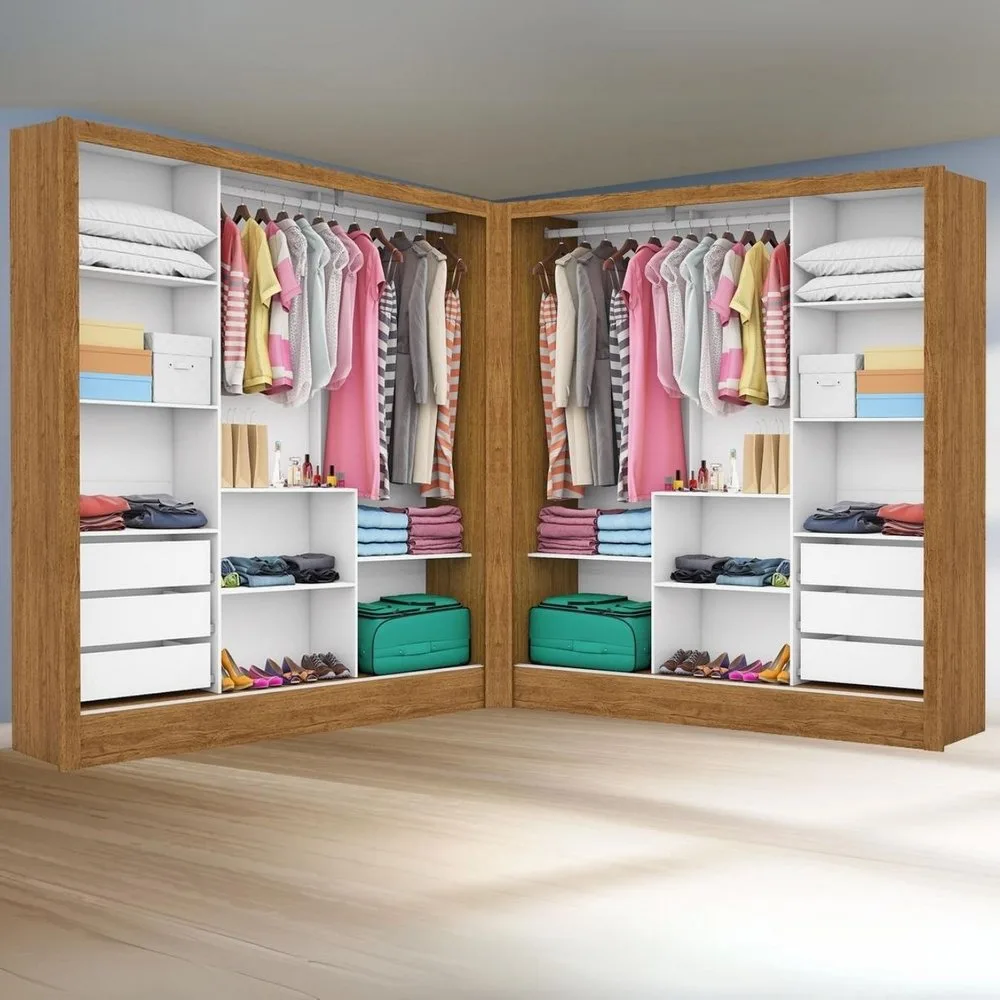 Closet Dubai/Santiago 1,79 m x 1,79 m Cinamomo – CARIOCA MÓVEIS